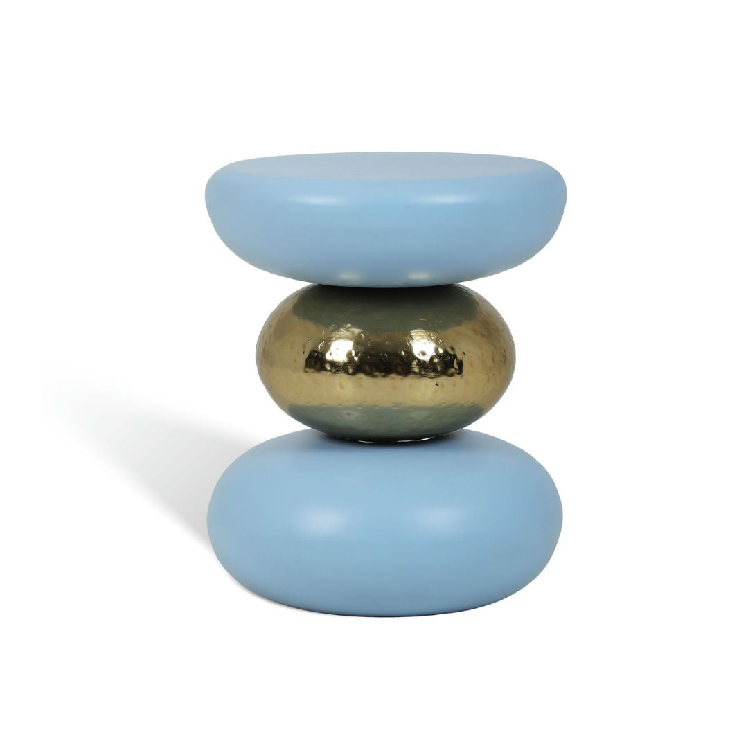 Golden Circle Table Sky Blue